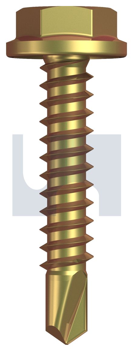 METAL SDS FLANGED HEX HEAD ZYP MET FLG HX:10-16X 25 thumbnail 5