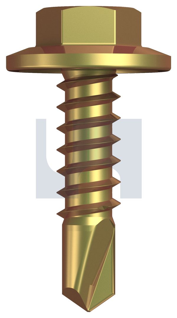 METAL SDS FLANGED HEX HEAD ZYP MET FLG HX:12-14X 20 thumbnail 5