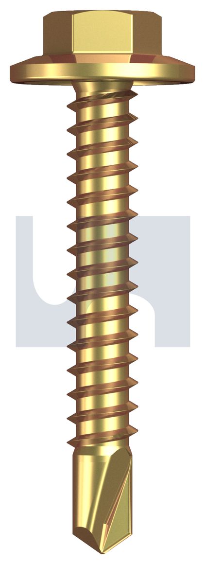 METAL SDS FLANGED HEX HEAD ZYP MET FLG HX:12-14X 35 thumbnail 5