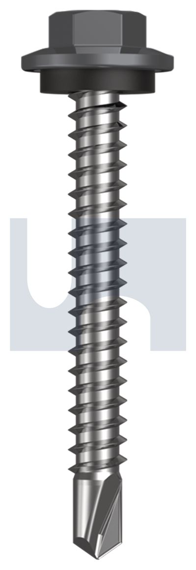 METAL SDS HEX HEAD + WASHER CL4 BA MET SEAL HX:12-14X 45 thumbnail 5