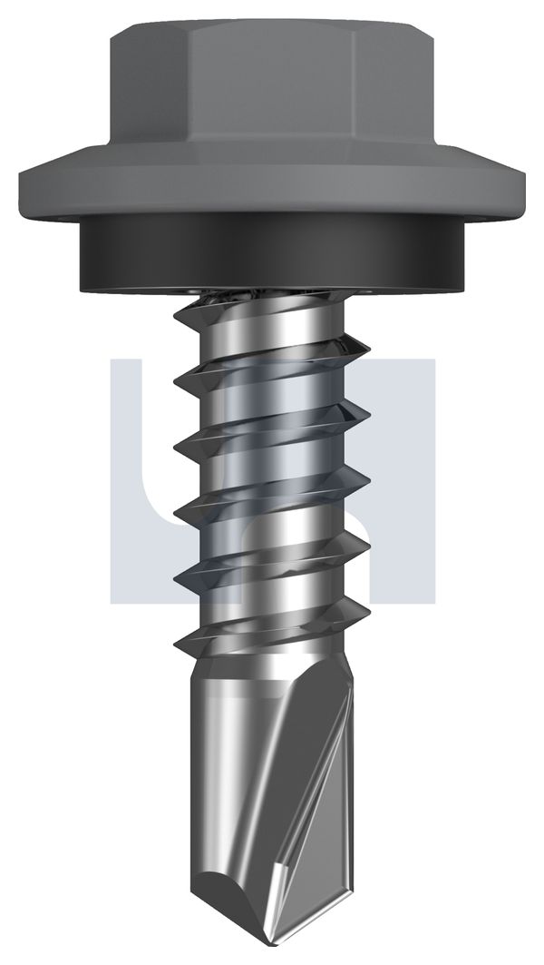 METAL SDS HEX HEAD + WASHER CL4 BG MET SEAL HX:12-14X 20 thumbnail 5