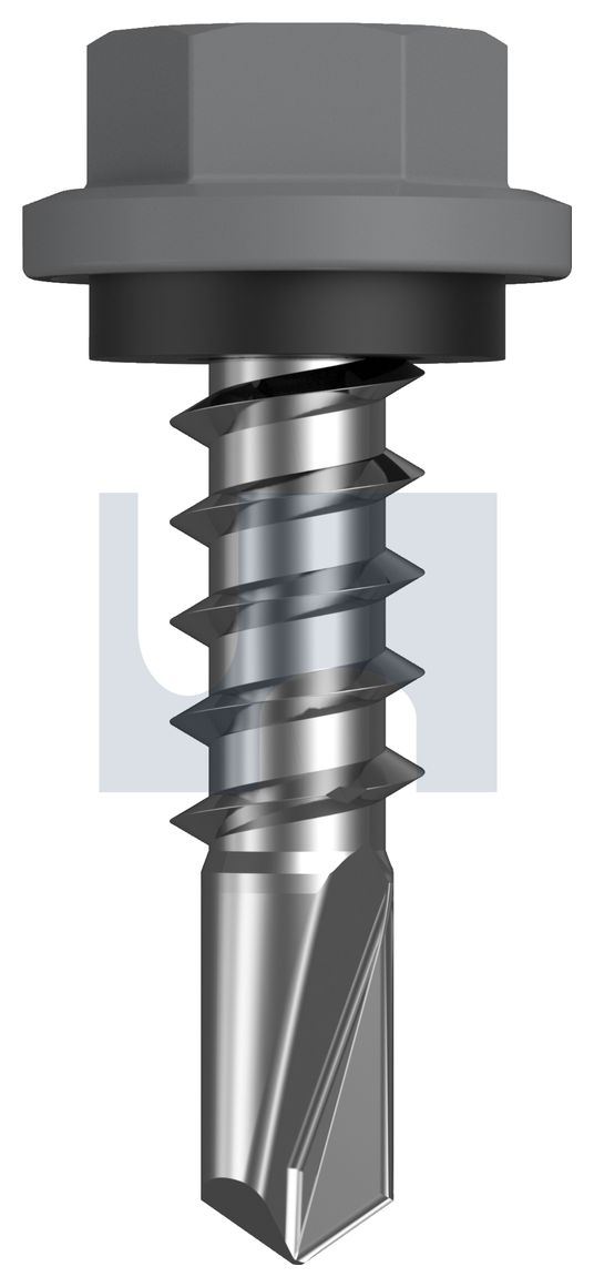 METAL SDS HEX HEAD + WASHER CL4 BG MET SEAL HX:14-10X 25 thumbnail 5
