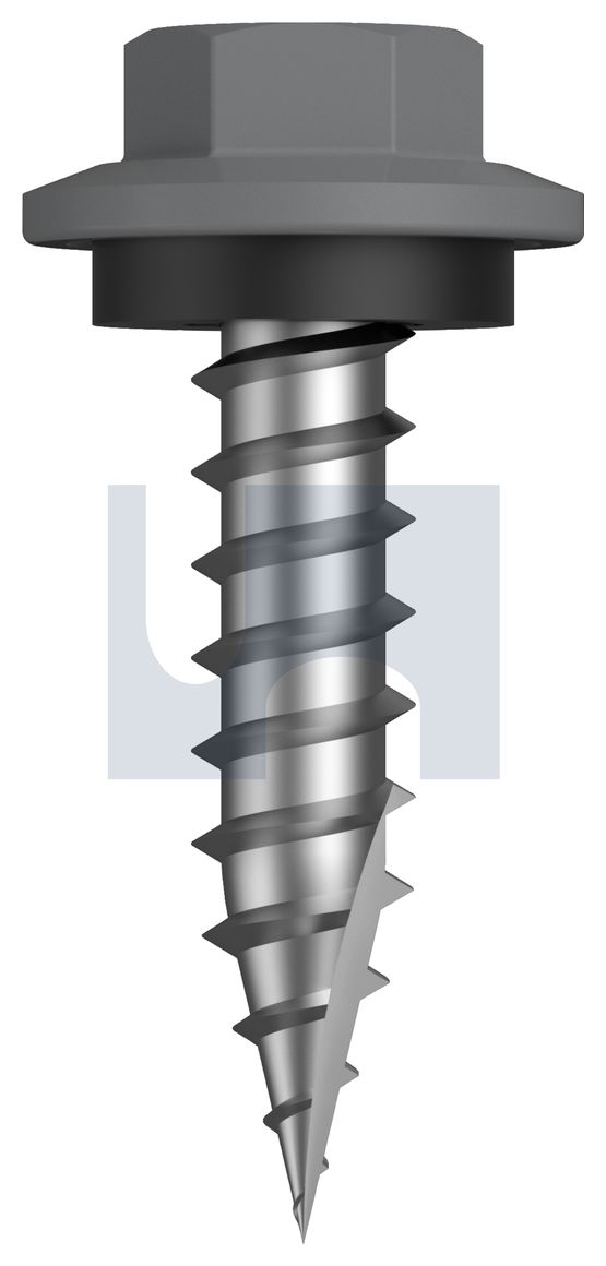 TYPE 17 HEX HEAD + WASHER CL4 BG T17 SEAL HX:12-11X 25 thumbnail 5