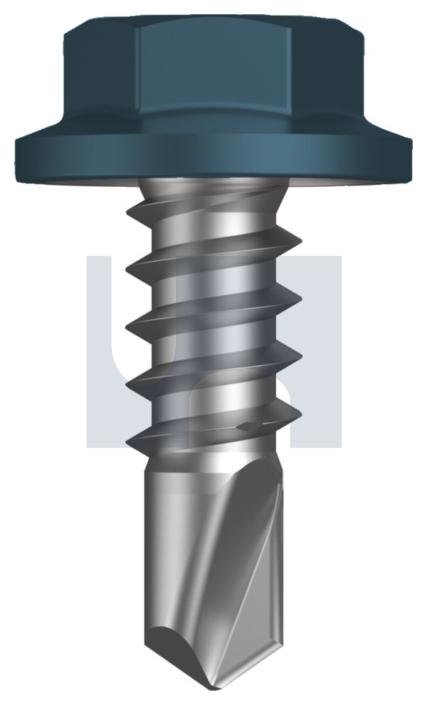 METAL SDS FLANGED HEX HEAD CL4 BR MET FLG HX: 8-18X 12 thumbnail 5