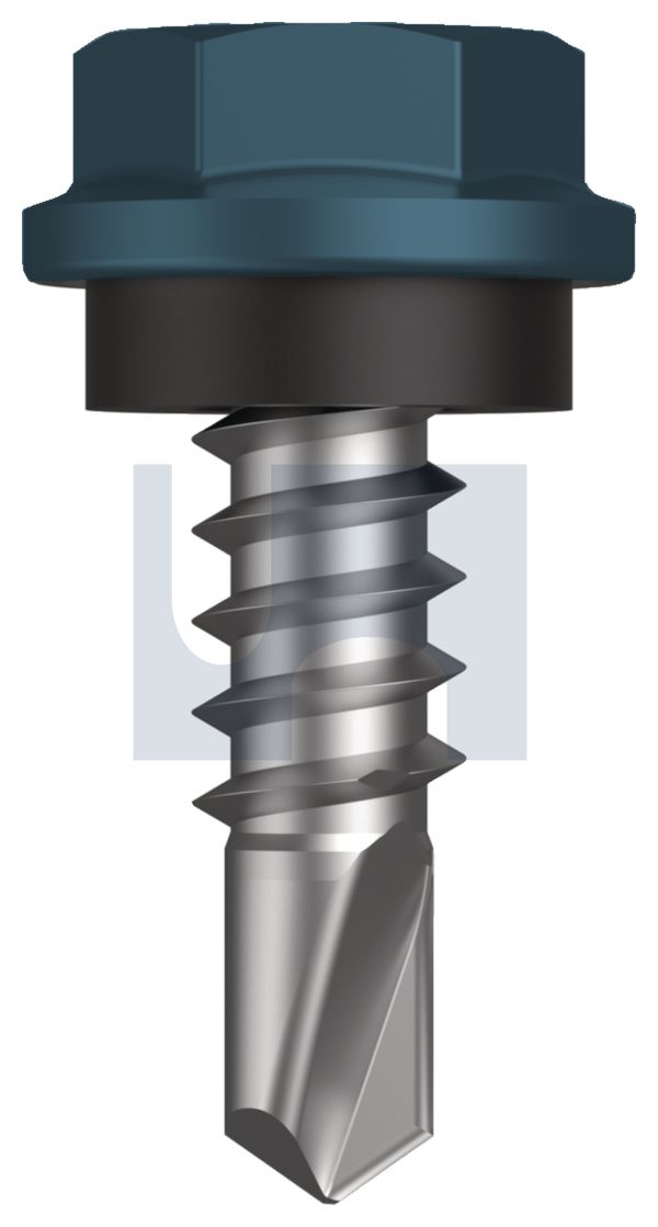 METAL SDS HEX HEAD + WASHER CL4 BR MET SEAL HX:10-16X 16 thumbnail 5