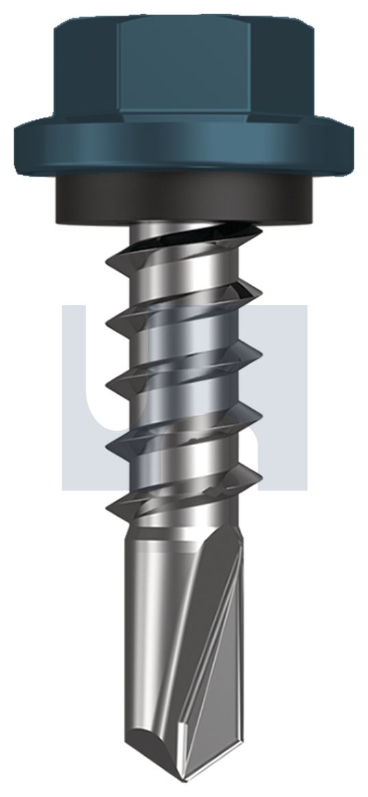METAL SDS HEX HEAD + WASHER CL4 BR MET SEAL HX:14-10X 25 thumbnail 5