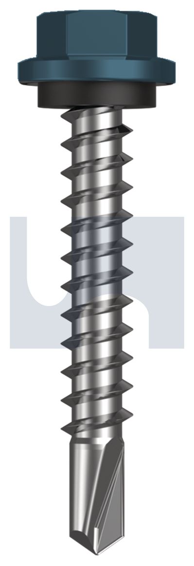 METAL SDS HEX HEAD + WASHER CL4 BR MET SEAL HX:14-10X 42 thumbnail 5