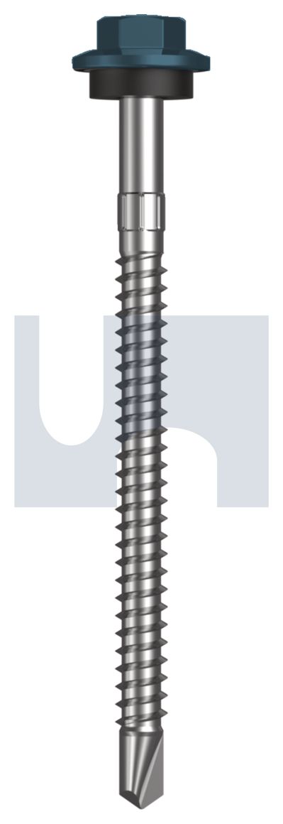 METAL SDS HEX HEAD + WASHER CL4 BR MET SEAL HX S:12-14X 75 thumbnail 5