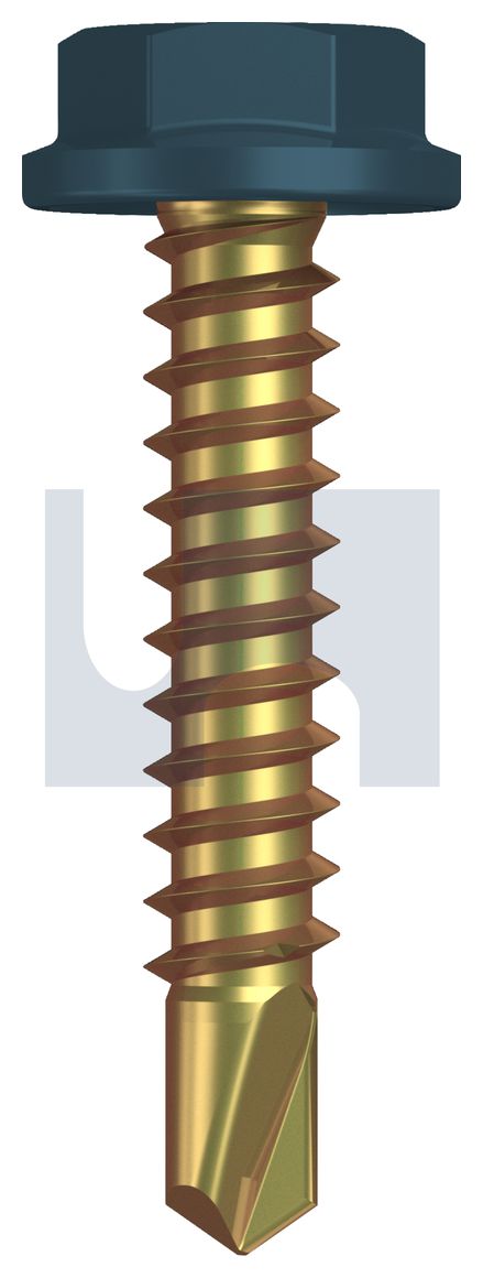 METAL SDS FLANGED HEX HEAD ZYP BR MET FLG HX:10-16X 25 thumbnail 5