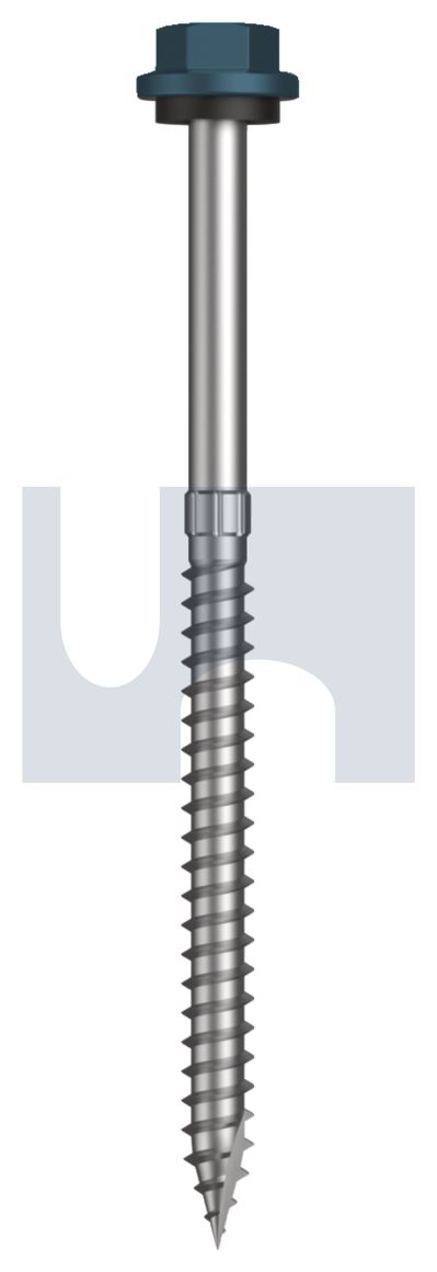 TYPE 17 HEX HEAD + WASHER CL4 BR T17 SEAL HX S:14-10X100 thumbnail 5