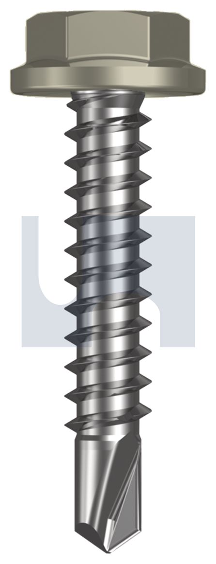METAL SDS FLANGED HEX HEAD CL4 BU MET FLG HX:10-16X 25 thumbnail 5