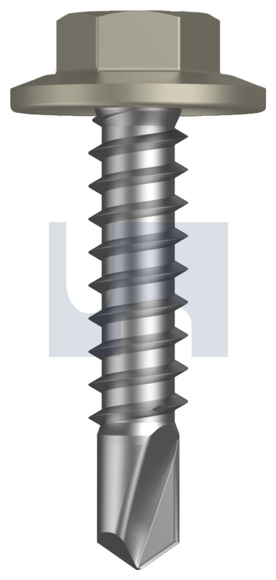 METAL SDS FLANGED HEX HEAD CL4 BU MET FLG HX:12-14X 25 thumbnail 5