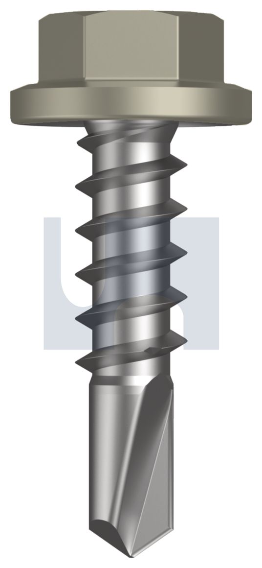 METAL SDS FLANGED HEX HEAD CL4 BU MET FLG HX:14-10X 25 thumbnail 5
