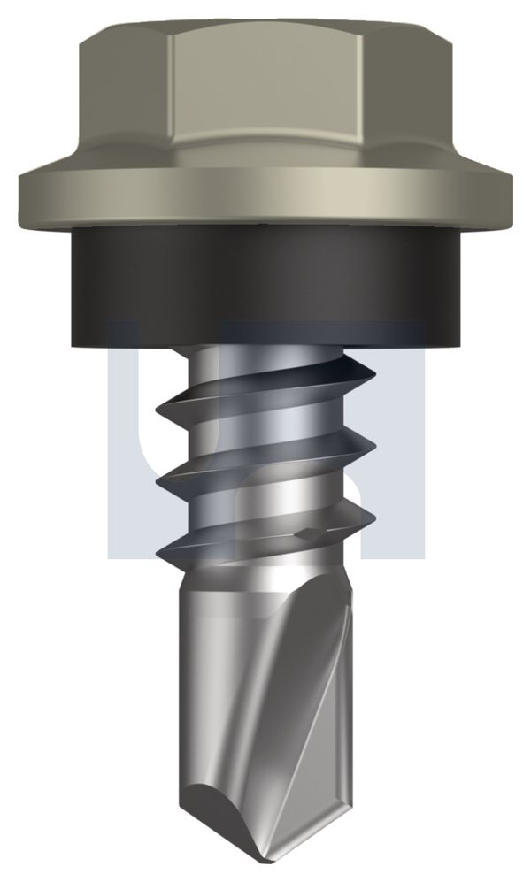 METAL SDS HEX HEAD + WASHER CL4 BU MET SEAL HX: 8-18X 12 thumbnail 5