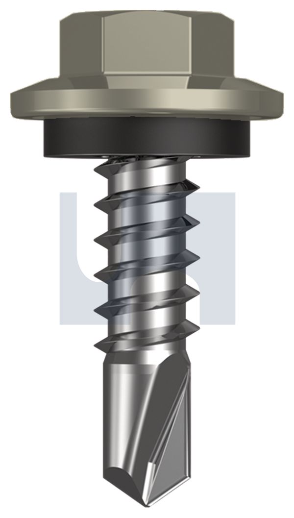 METAL SDS HEX HEAD + WASHER CL4 BU MET SEAL HX:12-14X 20 thumbnail 5