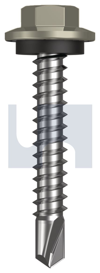 METAL SDS HEX HEAD + WASHER CL4 BU MET SEAL HX:12-14X 35 thumbnail 5