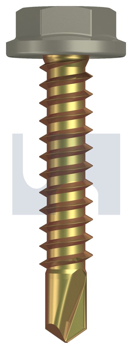 METAL SDS FLANGED HEX HEAD ZYP BU MET FLG HX:10-16X 25 thumbnail 5