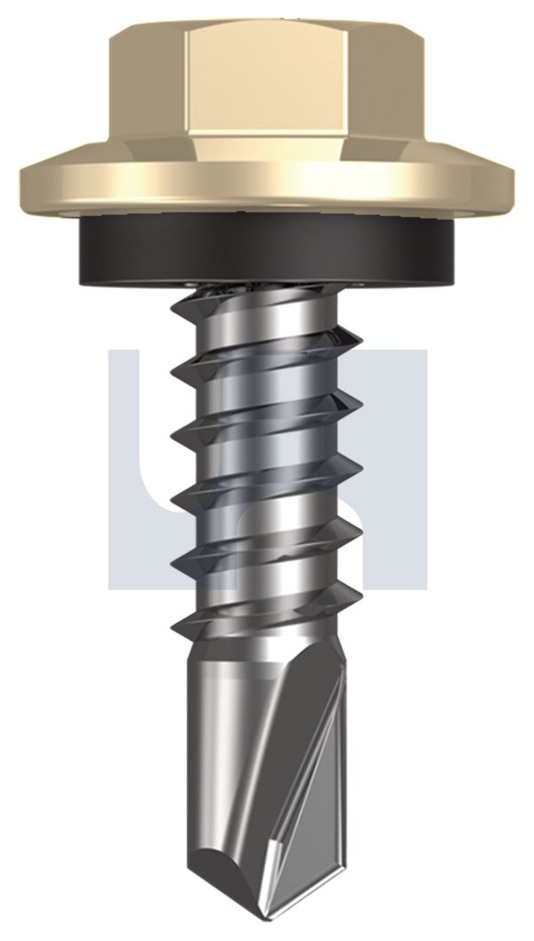 METAL SDS HEX HEAD + WASHER CL4 CC MET SEAL HX:12-14X 20 thumbnail 5