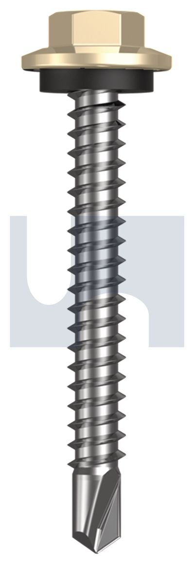 METAL SDS HEX HEAD + WASHER CL4 CC MET SEAL HX:12-14X 45 thumbnail 5
