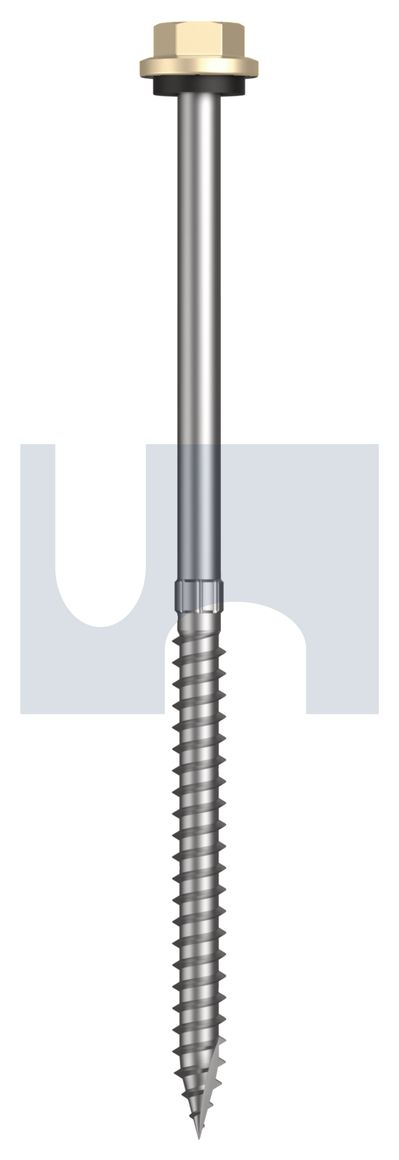 TYPE 17 HEX HEAD + WASHER CL4 CC T17 SEAL HX S:14-10X125 thumbnail 5