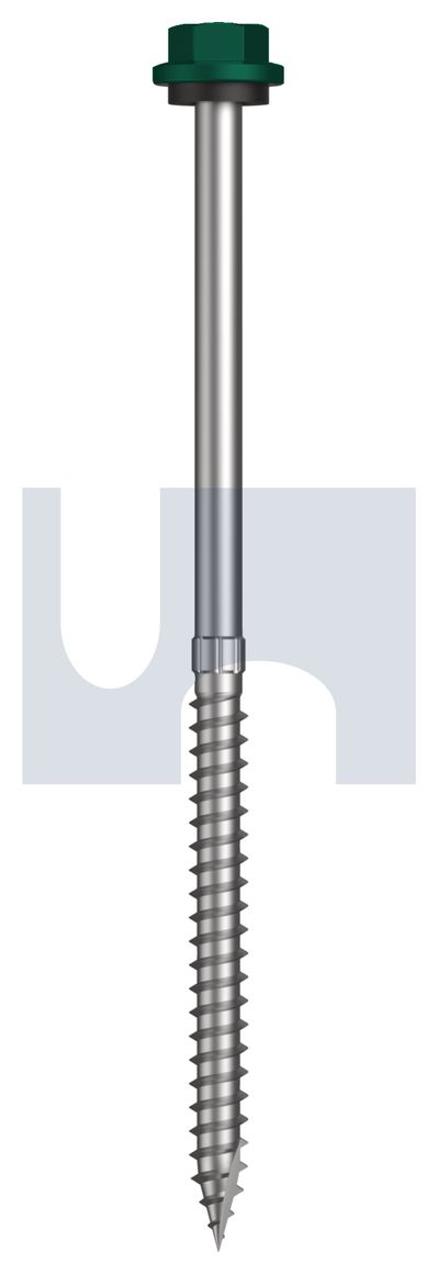 TYPE 17 HEX HEAD + WASHER CL4 CG T17 SEAL HX S:14-10X125 thumbnail 5
