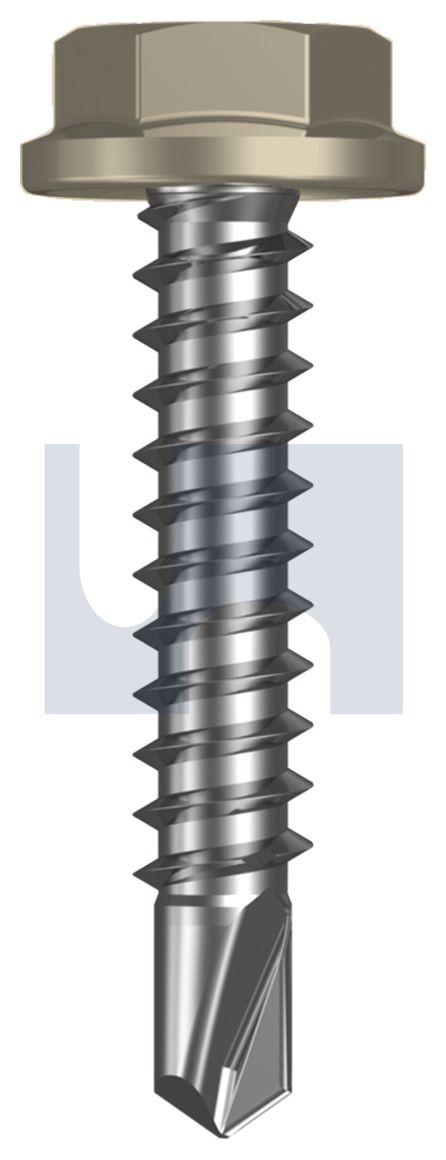 METAL SDS FLANGED HEX HEAD CL4 CO MET FLG HX:10-16X 25 thumbnail 5