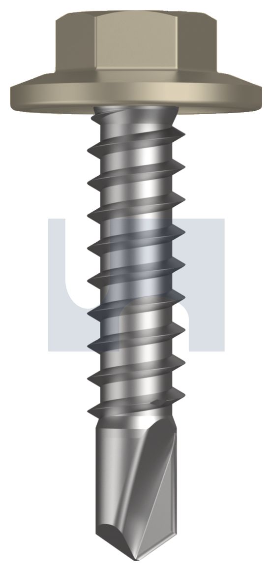 METAL SDS FLANGED HEX HEAD CL4 CO MET FLG HX:12-14X 25 thumbnail 5