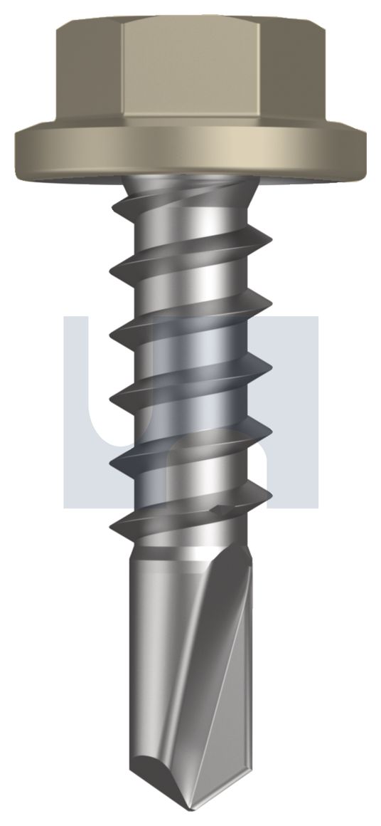METAL SDS FLANGED HEX HEAD CL4 CO MET FLG HX:14-10X 25 thumbnail 5