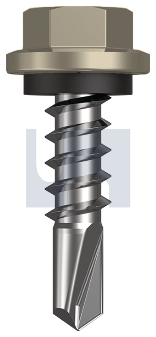 METAL SDS HEX HEAD + WASHER CL4 CO MET SEAL HX:14-10X 25 thumbnail 5