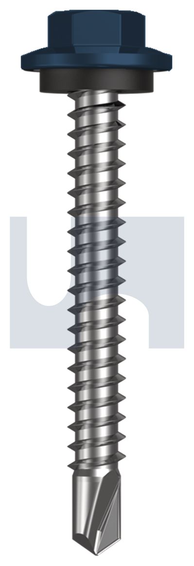 METAL SDS HEX HEAD + WASHER CL4 DO MET SEAL HX:12-14X 45 thumbnail 5