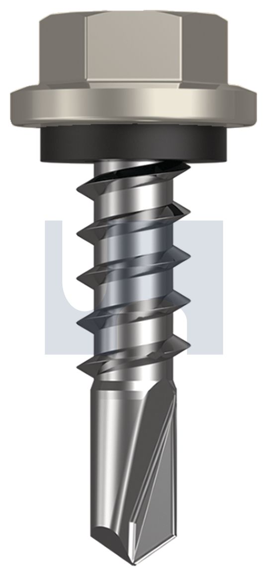 METAL SDS HEX HEAD + WASHER CL4 DU MET SEAL HX:14-10X 25 thumbnail 5