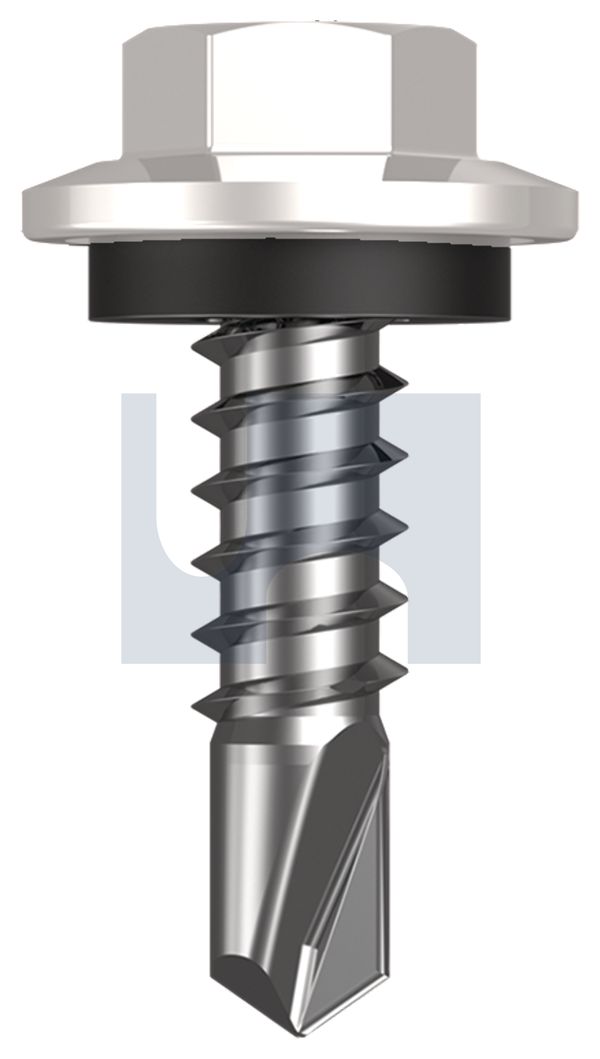 METAL SDS HEX HEAD + WASHER CL4 DW MET SEAL HX:12-14X 20 thumbnail 5