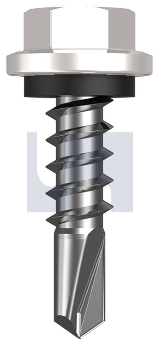 METAL SDS HEX HEAD + WASHER CL4 DW MET SEAL HX:14-10X 25 thumbnail 5