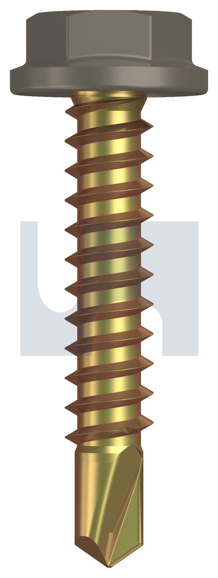 METAL SDS FLANGED HEX HEAD ZYP GU MET FLG HX:10-16X 25 thumbnail 5