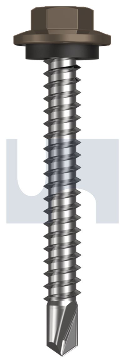 METAL SDS HEX HEAD + WASHER CL4 JA MET SEAL HX:12-14X 45 thumbnail 5