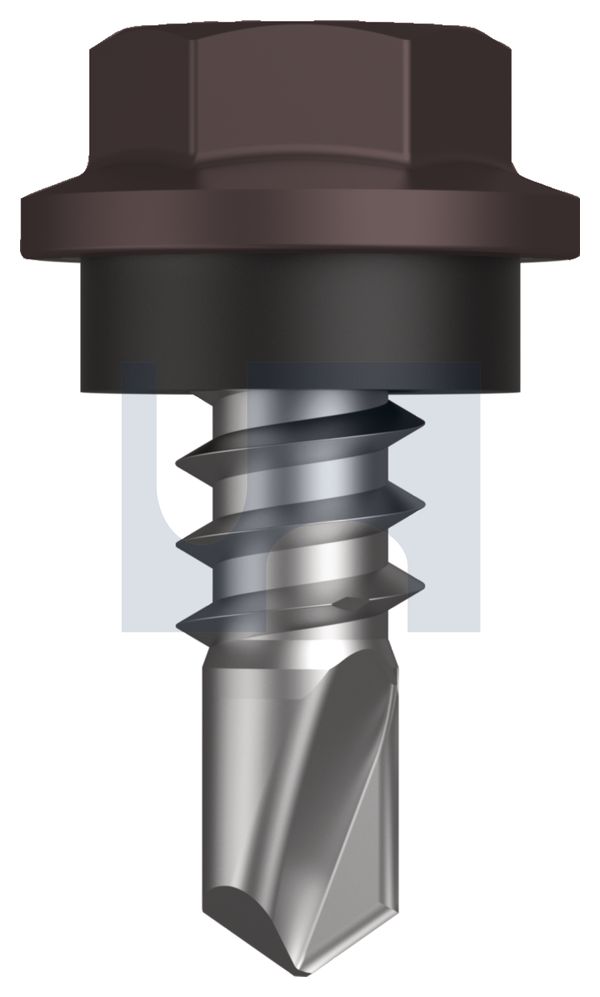 METAL SDS HEX HEAD + WASHER CL4 LO MET SEAL HX: 8-18X 12 thumbnail 5