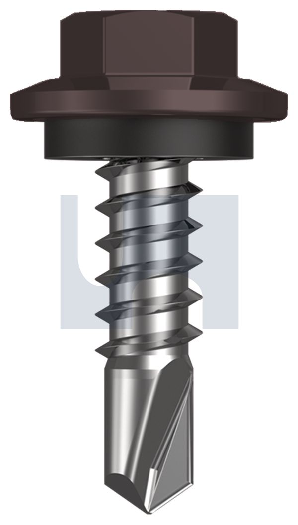 METAL SDS HEX HEAD + WASHER CL4 LO MET SEAL HX:12-14X 20 thumbnail 5