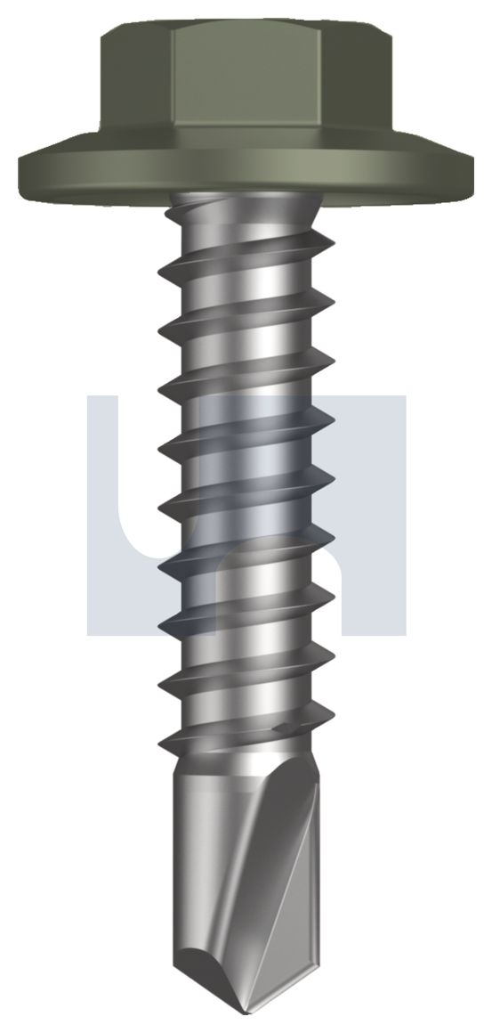 METAL SDS FLANGED HEX HEAD CL4 MA MET FLG HX:12-14X 25 thumbnail 5
