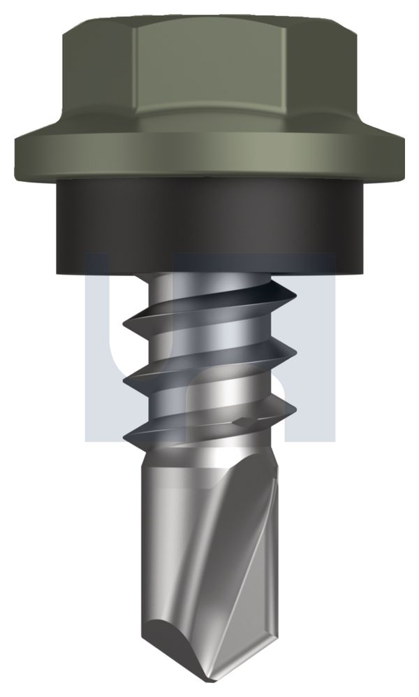 METAL SDS HEX HEAD + WASHER CL4 MA MET SEAL HX: 8-18X 12 thumbnail 5