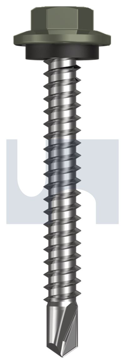 METAL SDS HEX HEAD + WASHER CL4 MA MET SEAL HX:12-14X 45 thumbnail 5
