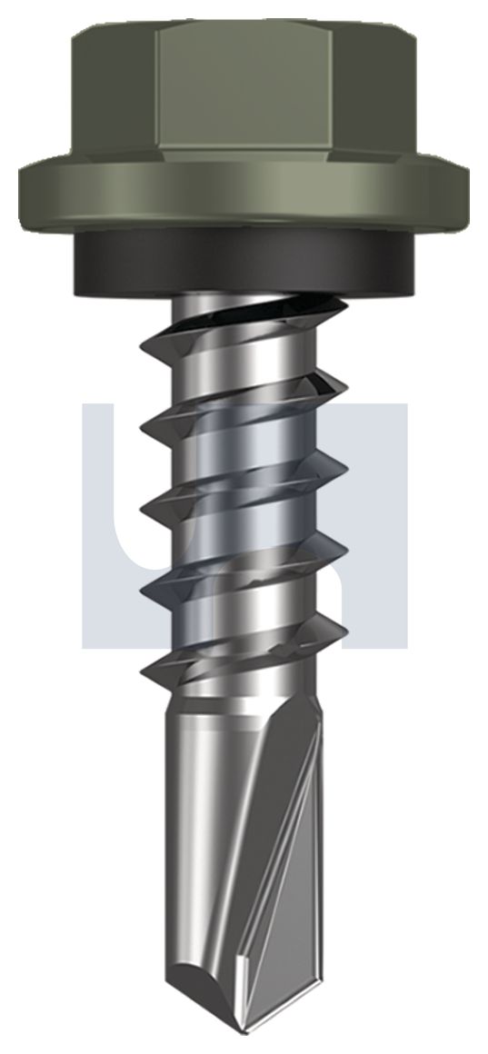 METAL SDS HEX HEAD + WASHER CL4 MA MET SEAL HX:14-10X 25 thumbnail 5