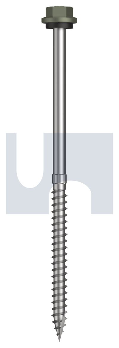 TYPE 17 HEX HEAD + WASHER CL4 MA T17 SEAL HX S:14-10X125 thumbnail 5