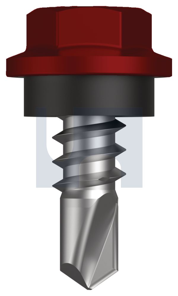 METAL SDS HEX HEAD + WASHER CL4 MR MET SEAL HX: 8-18X 12 thumbnail 5
