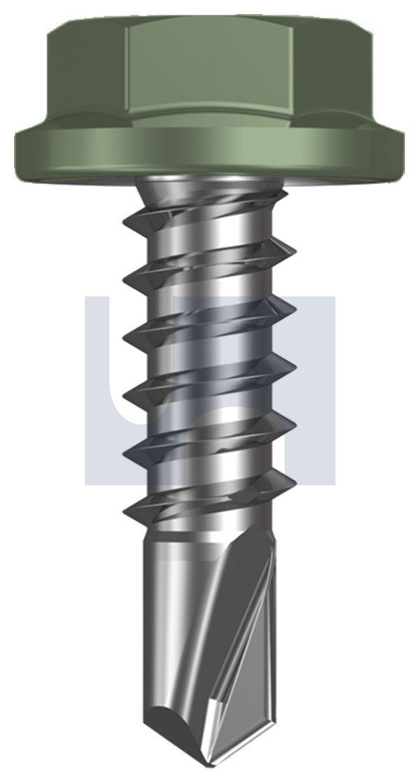 METAL SDS FLANGED HEX HEAD CL4 PE MET FLG HX:10-16X 16 thumbnail 5