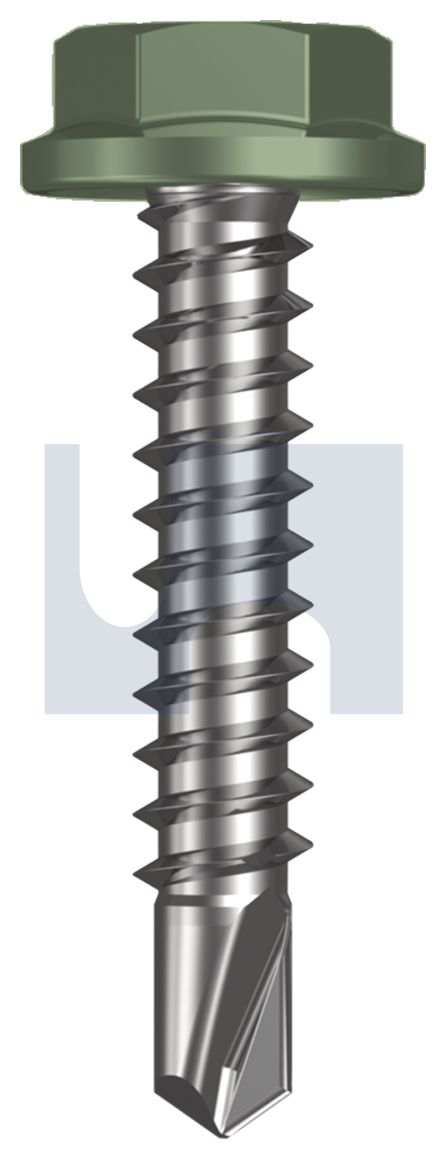 METAL SDS FLANGED HEX HEAD CL4 PE MET FLG HX:10-16X 25 thumbnail 5