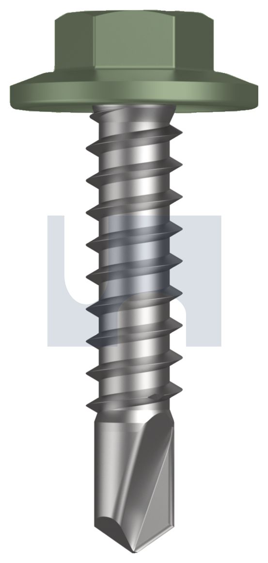 METAL SDS FLANGED HEX HEAD CL4 PE MET FLG HX:12-14X 25 thumbnail 5