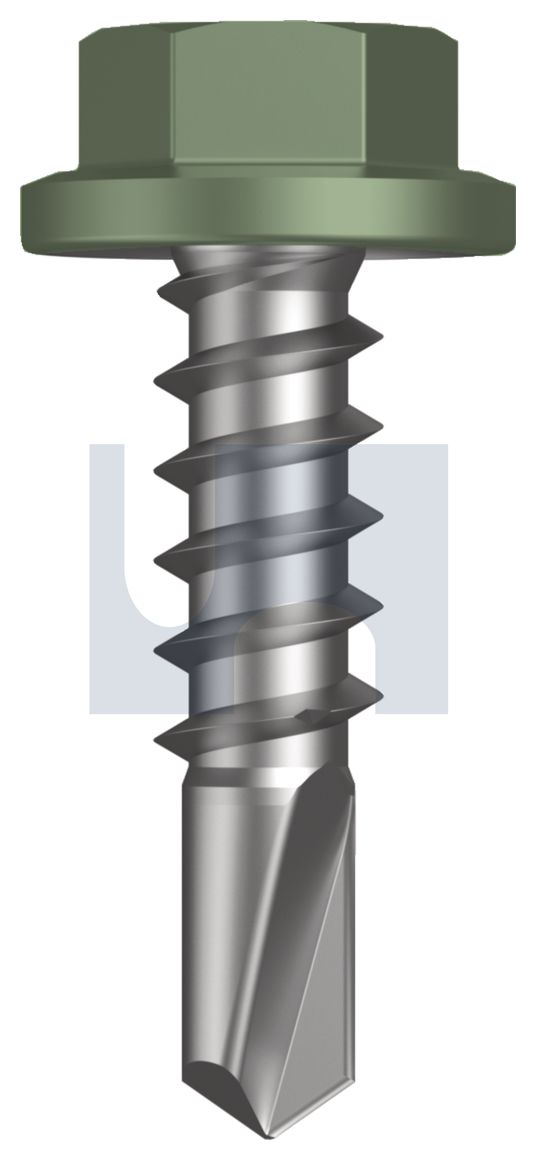 METAL SDS FLANGED HEX HEAD CL4 PE MET FLG HX:14-10X 25 thumbnail 5