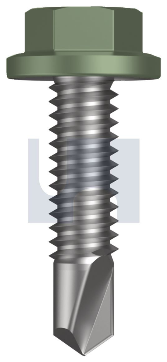 METAL SDS FLANGED HEX HEAD CL4 PE MET FLG HX:14-20X 25 thumbnail 5