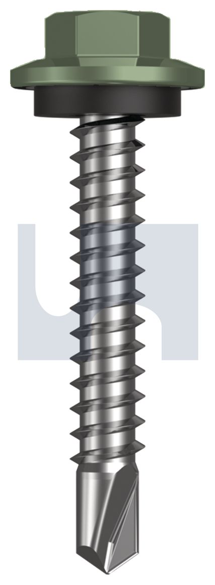 METAL SDS HEX HEAD + WASHER CL4 PE MET SEAL HX:12-14X 35 thumbnail 5