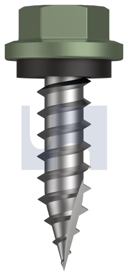 TYPE 17 HEX HEAD + WASHER CL4 PE T17 SEAL HX:14-10X 25 thumbnail 5